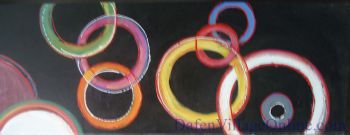 Abstract Line and circles 350